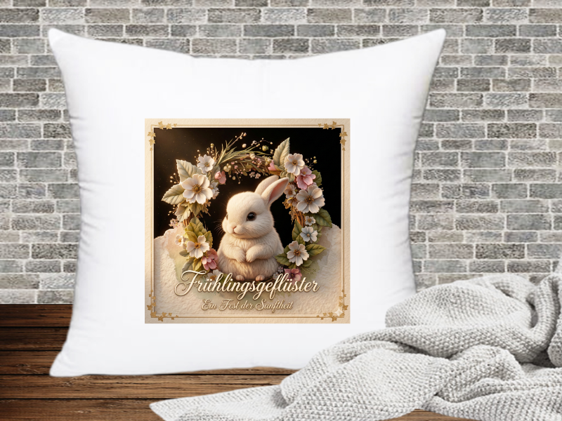 Frühlingsgeflüster Ein Fest der Sanftheit - Kissenhülle Ostern