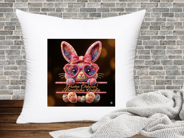 Frohe Ostern! Herzliche Grüße - Kissenhülle Ostern
