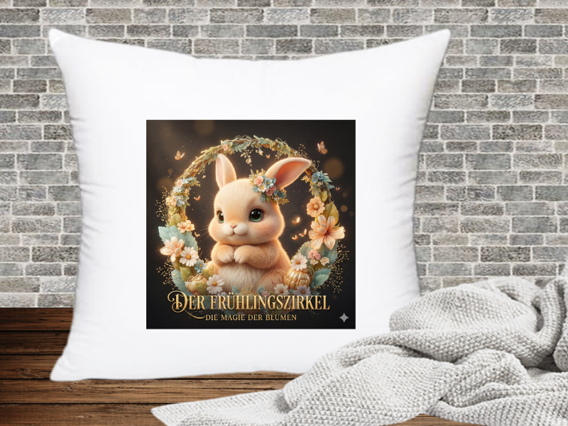 Der Frühlingszirkel Die Magie der Blumen - Kissenhülle Ostern