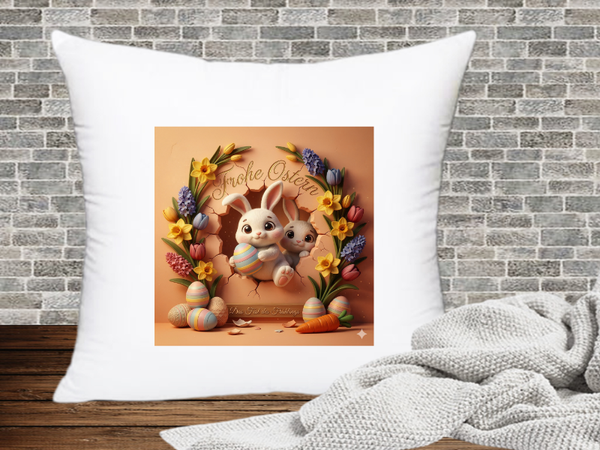 Frohe Ostern Das Fest des Frühlings - Kissenhülle Ostern