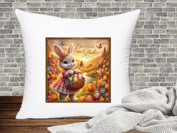 Ein Stück vom Glück - Kissenhülle Ostern