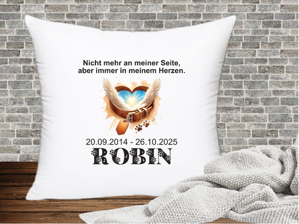 Nicht mehr an meiner Seite, aber immer in meinem Herzen. - Trauer Hund