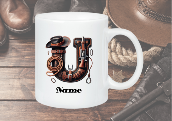 Buchstabe U - Cowboy