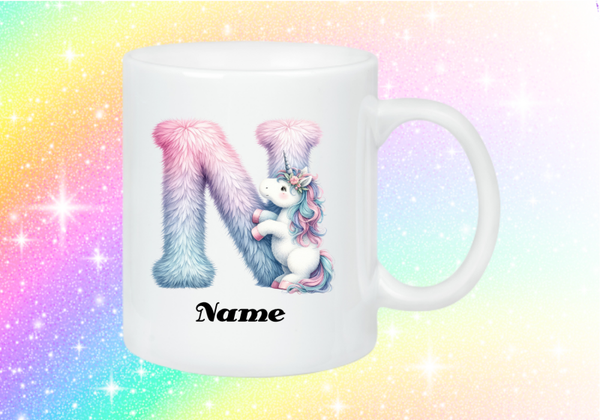 Buchstabe N - Einhorn