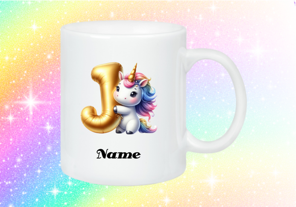 Buchstabe J - Einhorn