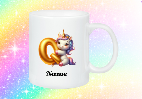 Buchstabe Q - Einhorn