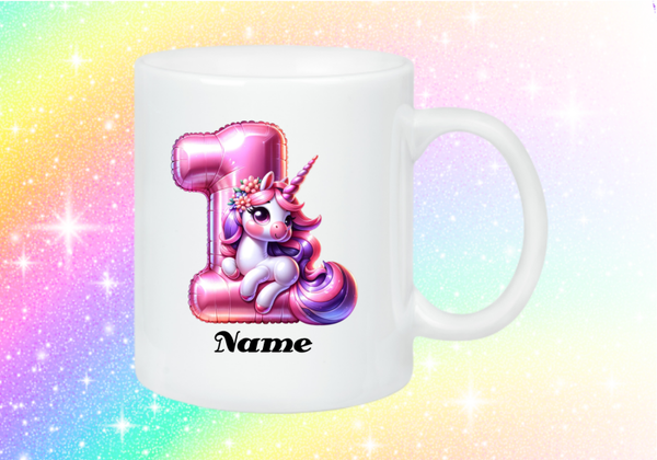 Buchstabe I - Einhorn