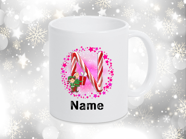 Buchstabe N - Candy Weihnachten