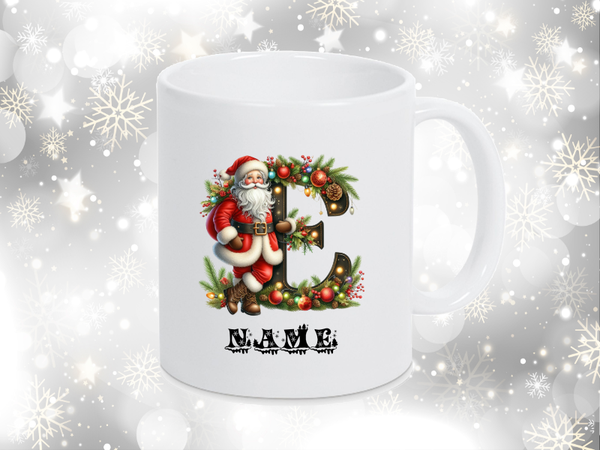 Buchstabe E - Santa Weihnachten
