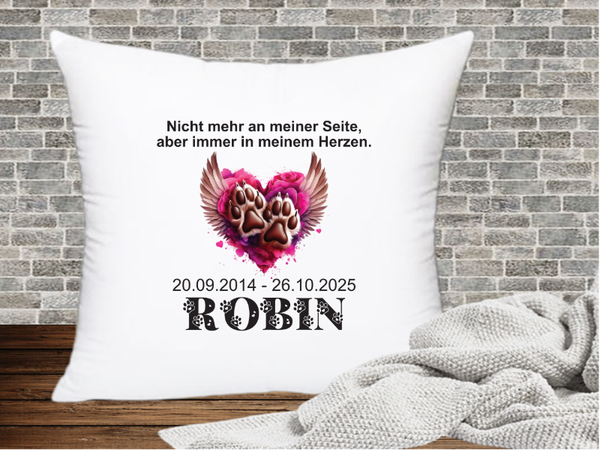 Nicht mehr an meiner Seite, aber immer in meinem Herzen. - Trauer Hund