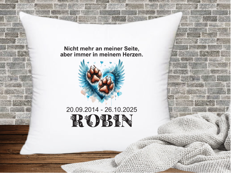 Nicht mehr am einer Seite, aber immer in meinem Herzen - Trauer Hund