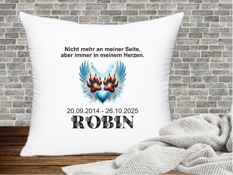 Nicht mehr an meiner Seite, aber immer in meinem Herzen. - Trauer Hund