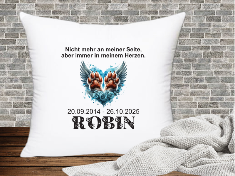 Nicht mehr an meiner Seite, aber immer in meinem Herzen. - Trauer Hund