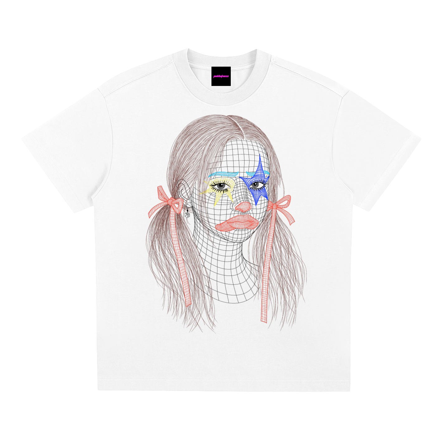 Clown Girl Wireframe Quick-Dry Cooling Unisex T-Shirt