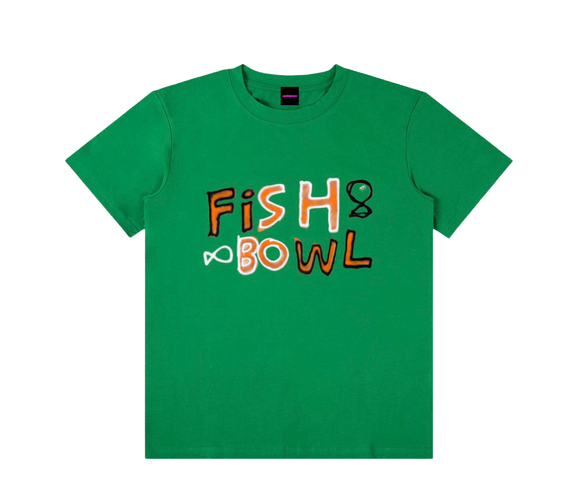 Fish Bowl Spray Paint Fishtank Unisex T-Shirt (Front & Back)