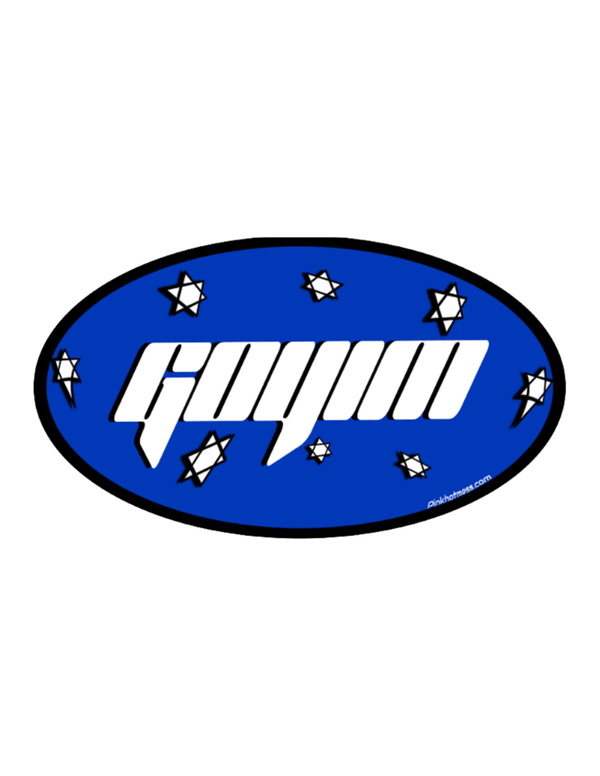 Goyim Oval Sticker