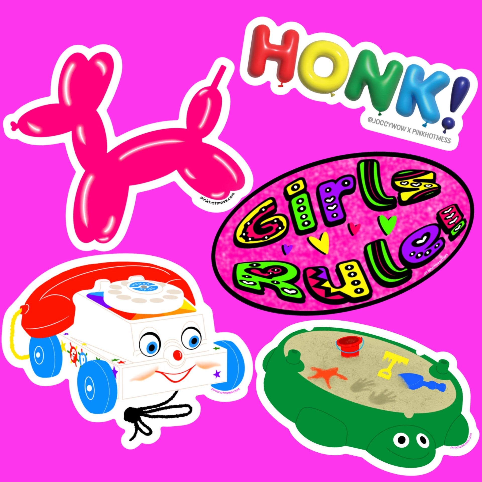 Y2K Girly Sticker Pack