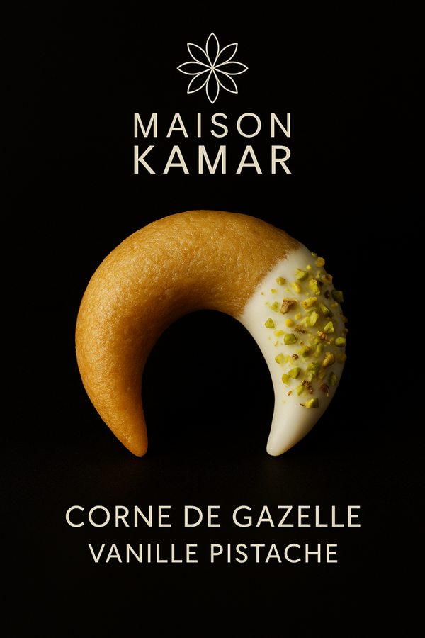 Corne de gazelle vanille pistache
