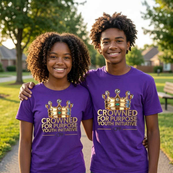 Crowned For Purpose Royal Purple T-Shirt