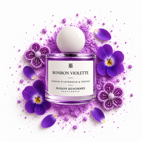 Parfum Premium d’intérieur & textile Bonbon Violette — 100 ml