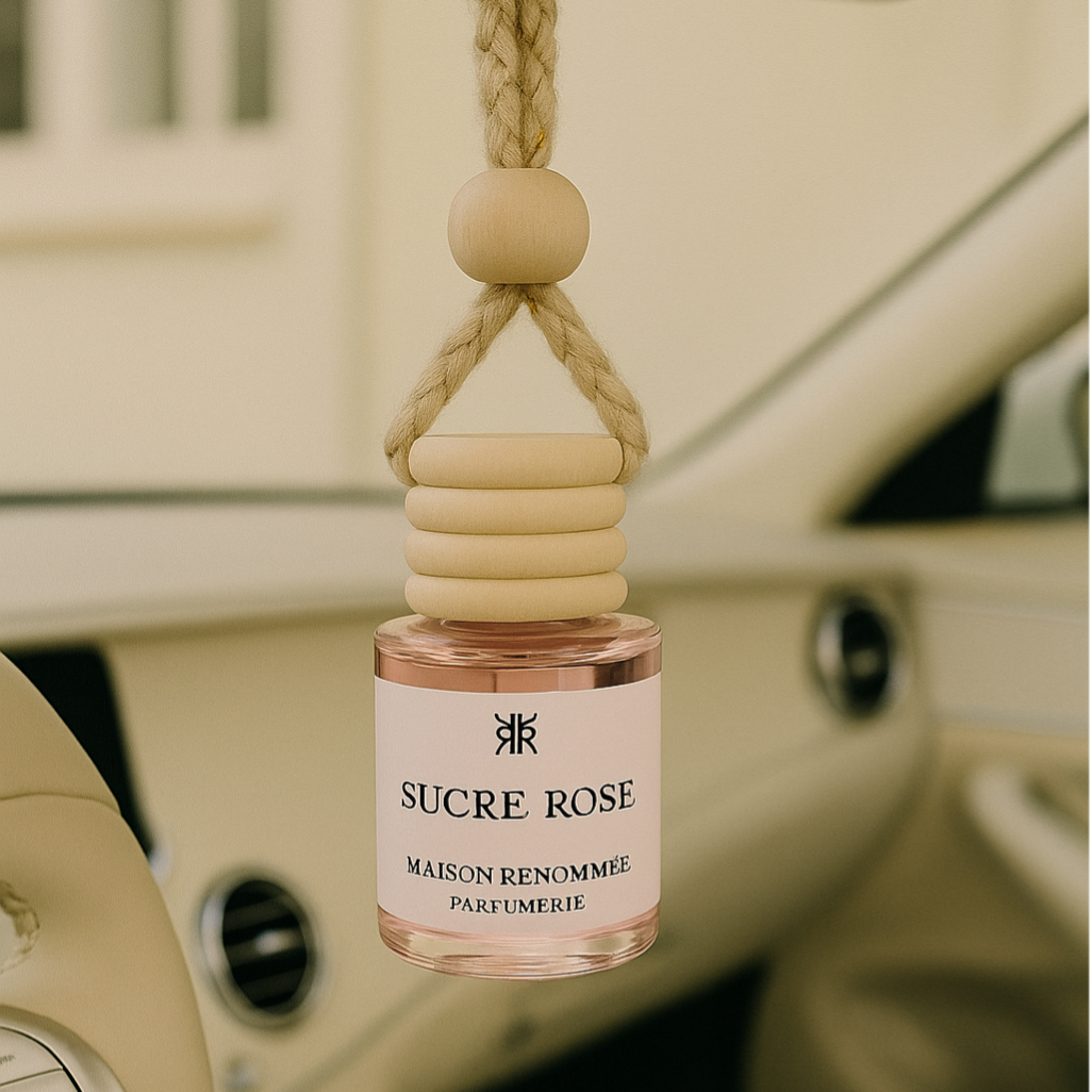 Sucre Rose - Parfum Voiture - Maison Renommée