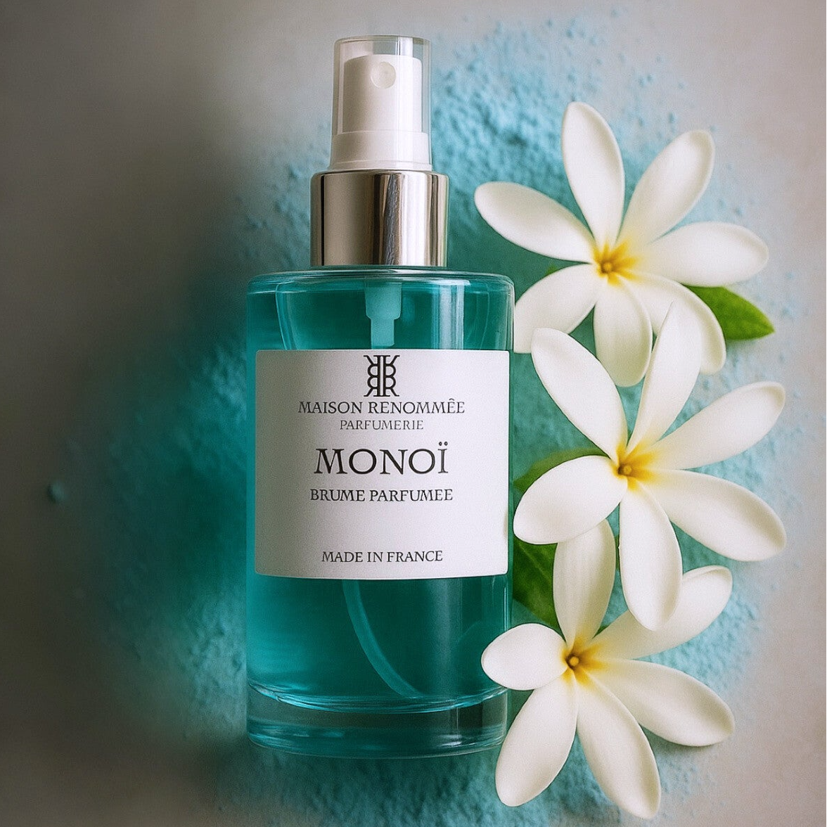 Spray d'intérieur & textile - Monoï - Maison Renommée