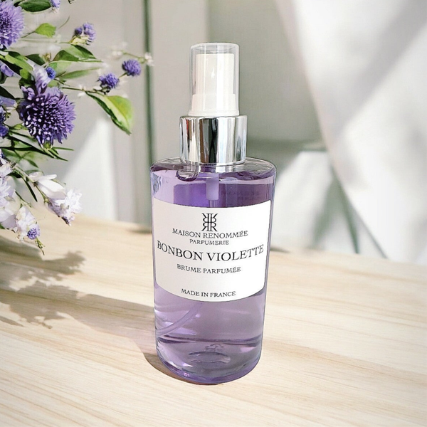 Spray d'intérieur & textile - Bonbon Violette - Maison Renommée