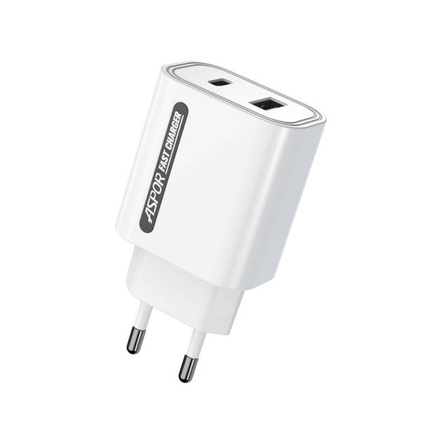 Fast charger QC + PD 3.0 ASPOR A806