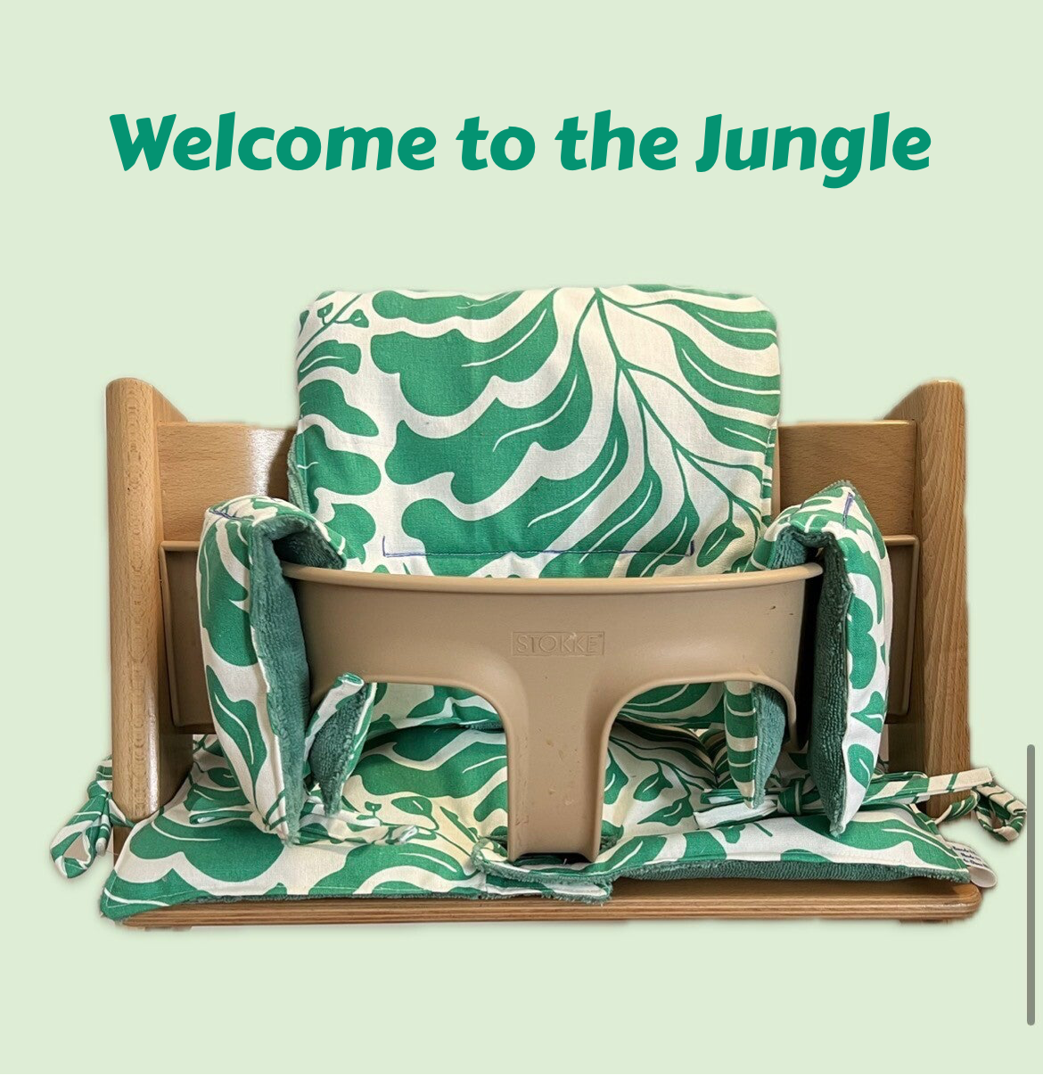 Coussin Chaise Haute Tripp Trapp Stokke - Jungle