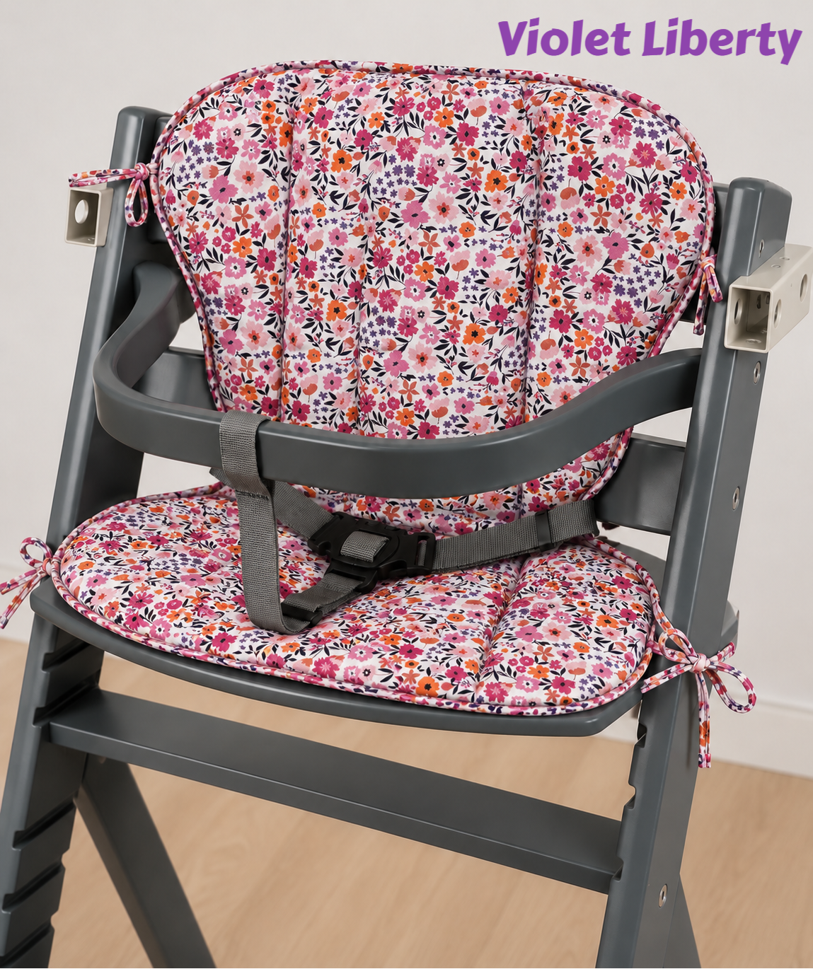 Coussin Imperméable Chaise Haute Timba BébéConfort - Violet Liberty