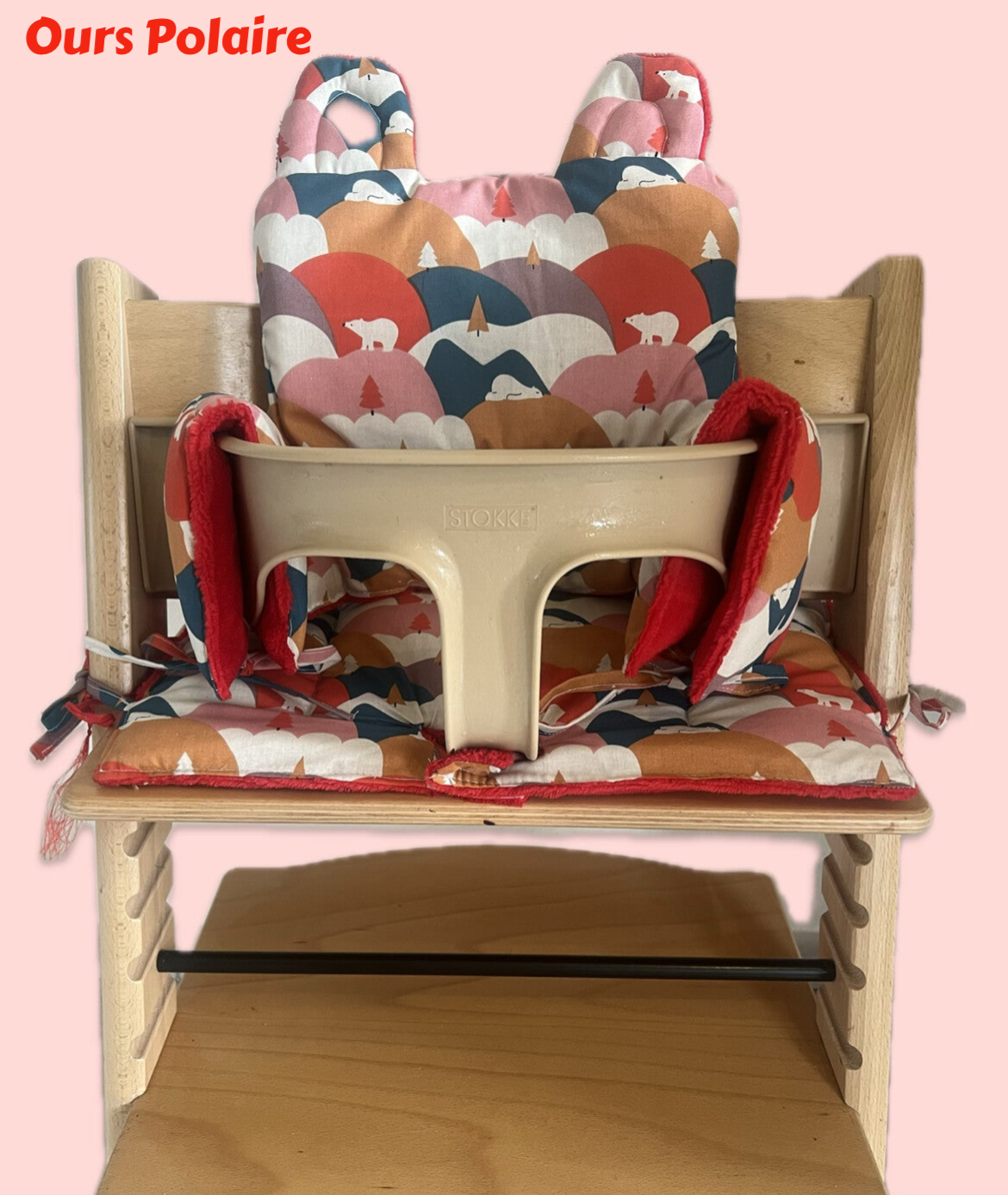 Coussin Chaise Haute Tripp Trapp Stokke - Ours Polaire