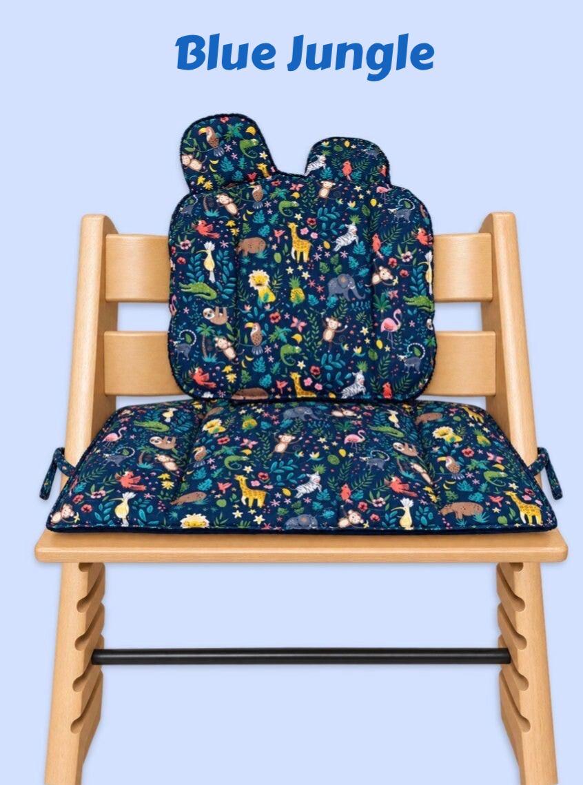 Coussin Chaise Haute Tripp Trapp Stokke SAcc. - Blue Jungle