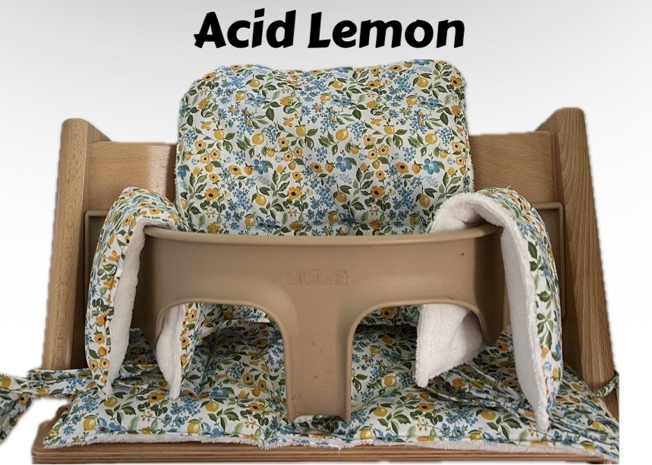 Coussin Imperméable Chaise Haute Stokke - Acid Lemon