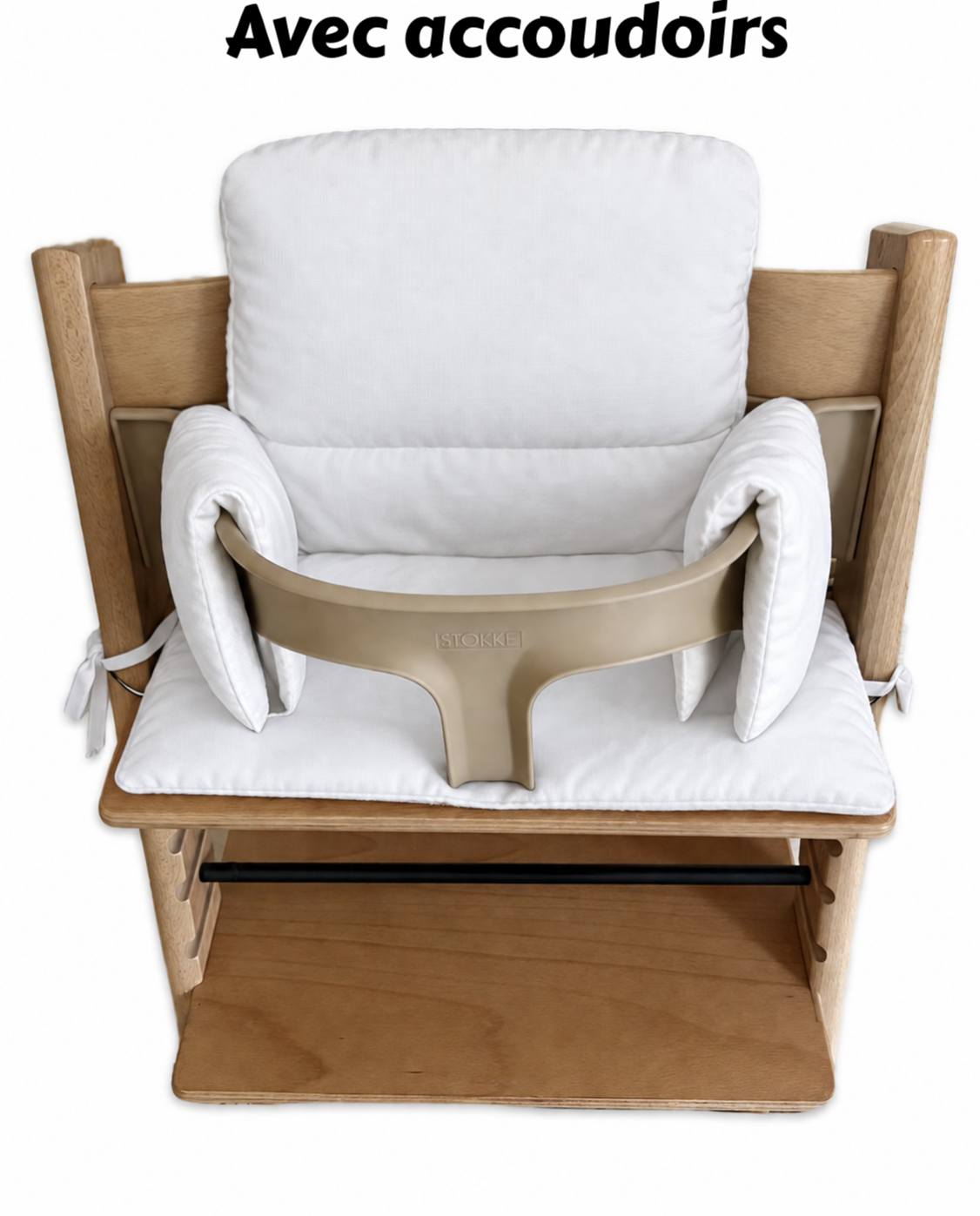Coussin Imperméable Chaise Haute Tripp Trapp Stokke - Perso Accoudoirs 3 (Enduit)