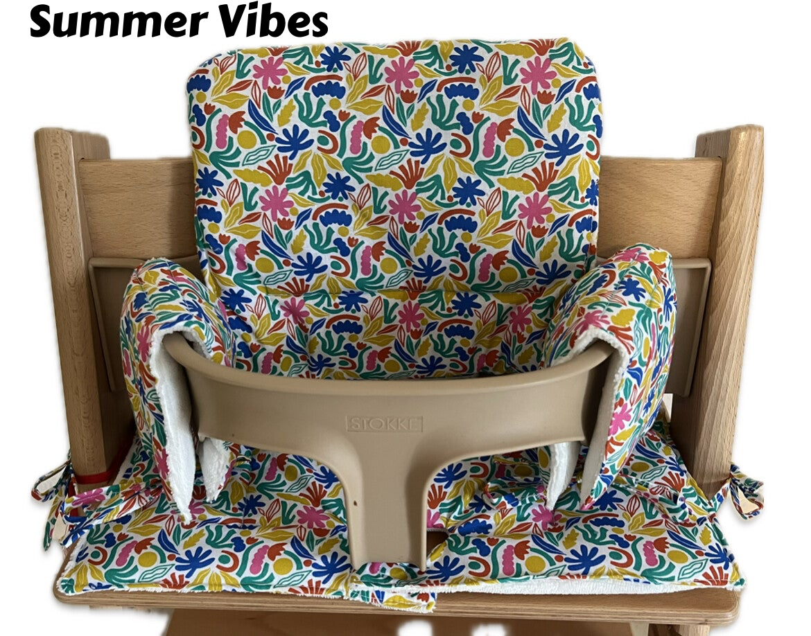 Coussin Chaise Haute Tripp Trapp Stokke - Summer Vibes