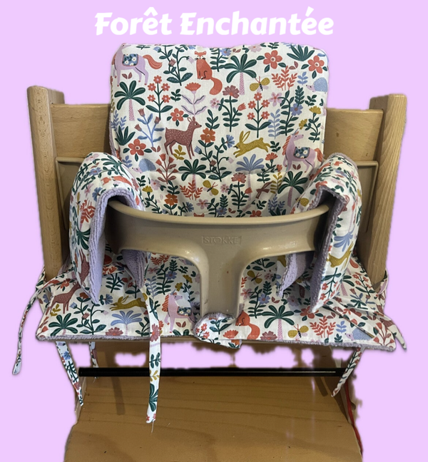 Coussin Chaise Haute Tripp Trapp Stokke - Forêt Enchantée