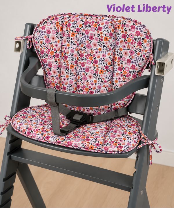 Coussin Imperméable Chaise Haute Timba BébéConfort - Violet Liberty