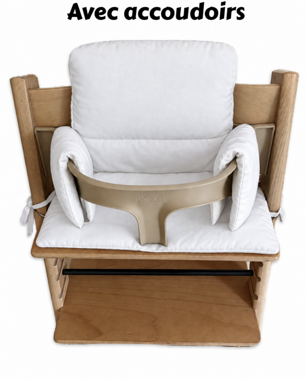 Coussin Chaise Haute Tripp Trapp Stokke - Perso Accoudoirs 2 (Bachette)