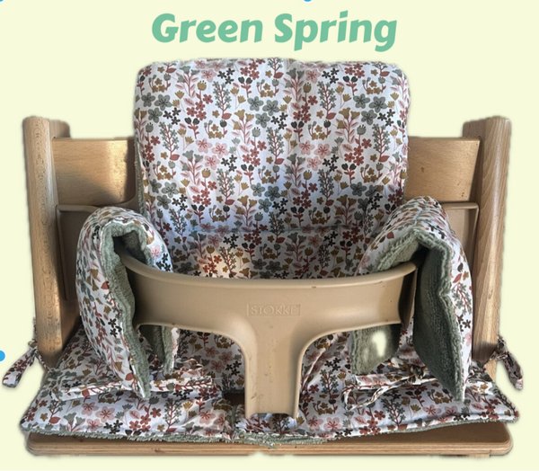 Coussin Chaise Haute Tripp Trapp Stokke - Green Spring