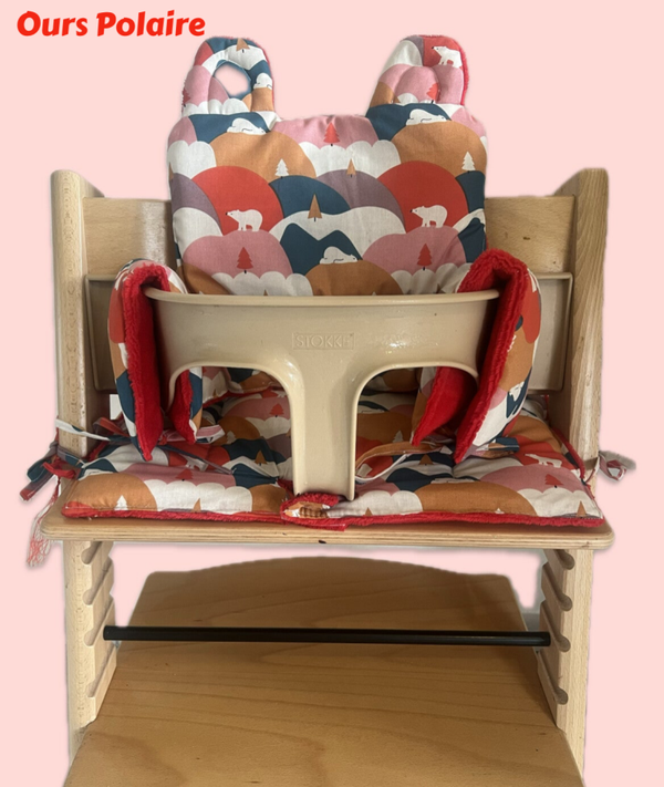 Coussin Chaise Haute Tripp Trapp Stokke - Ours Polaire