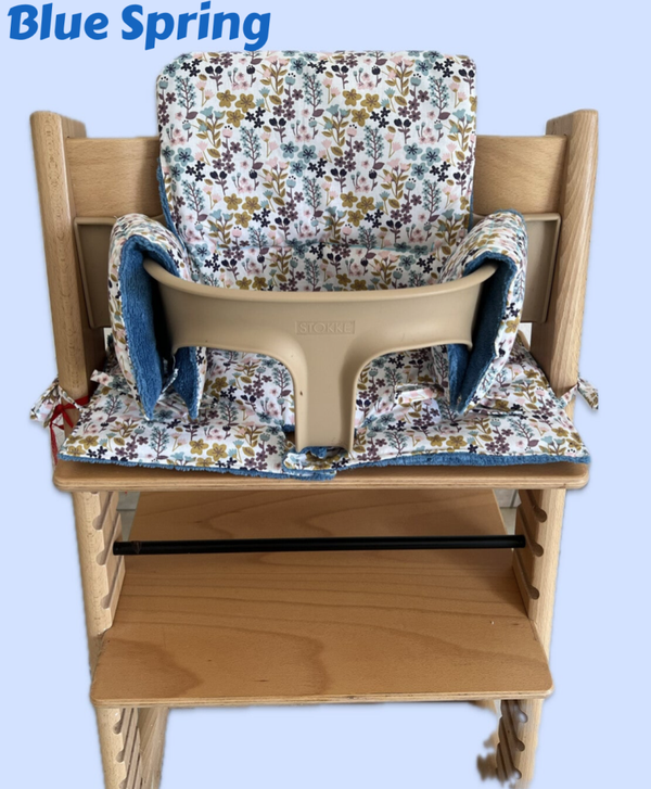 Coussin Chaise Haute Tripp Trapp Stokke - Blue Spring