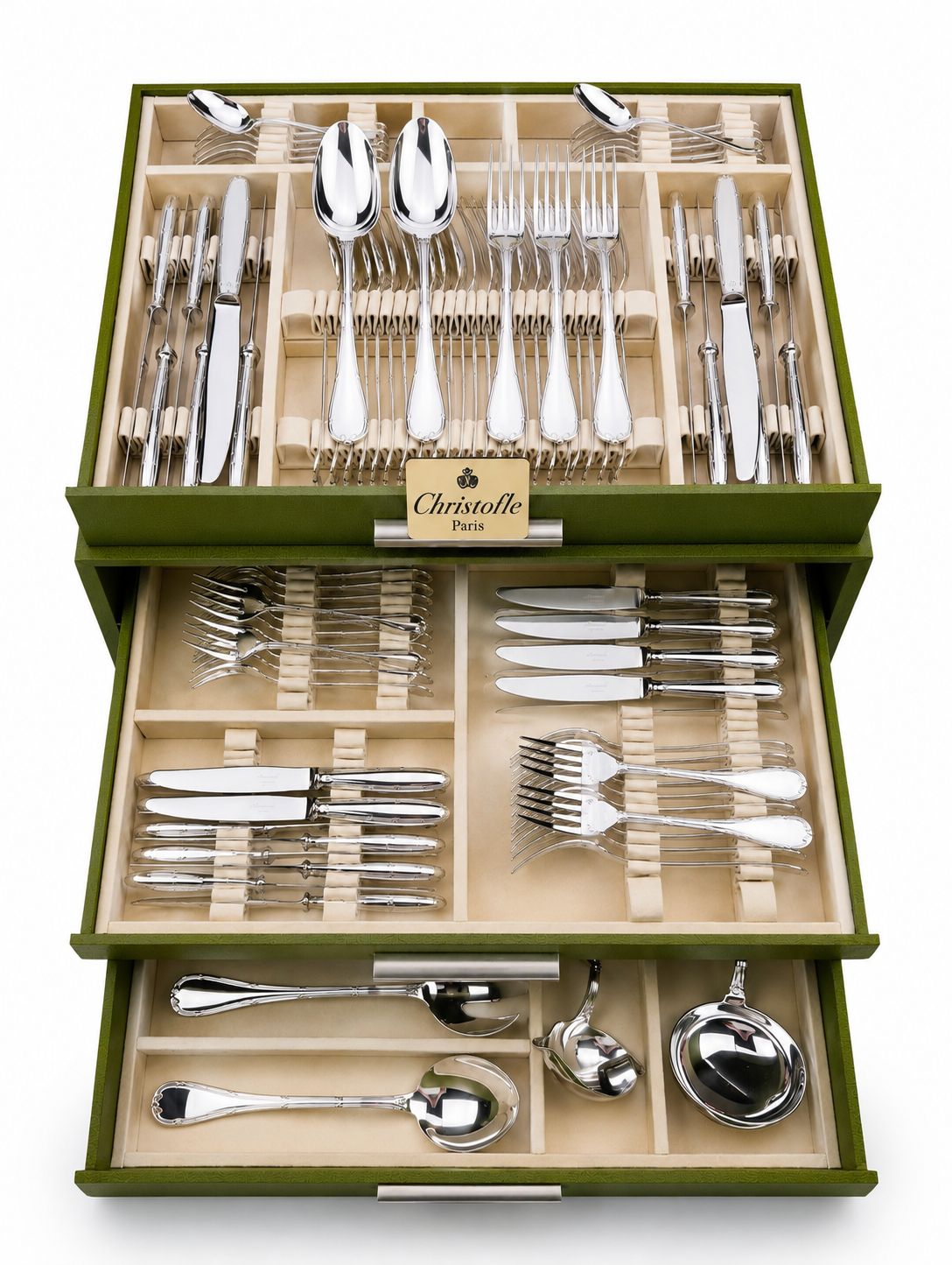 Ménagère métal argenté Bruxelles pièce de caractère 