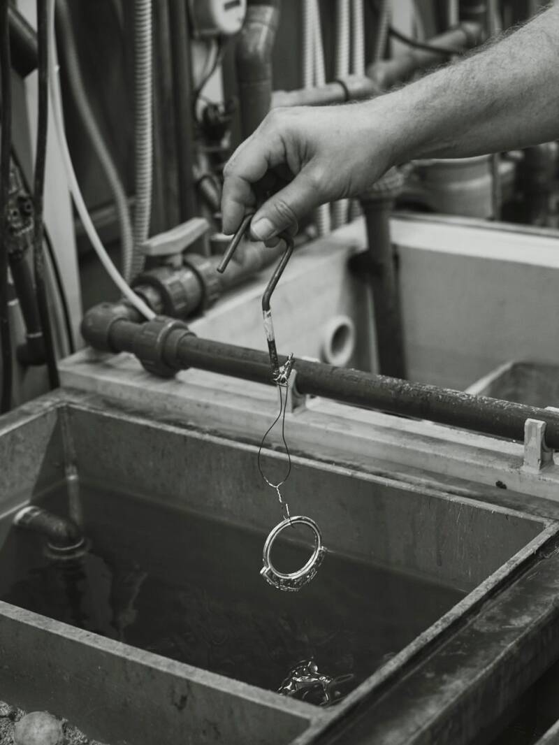 Fabrication de l'argenterie 