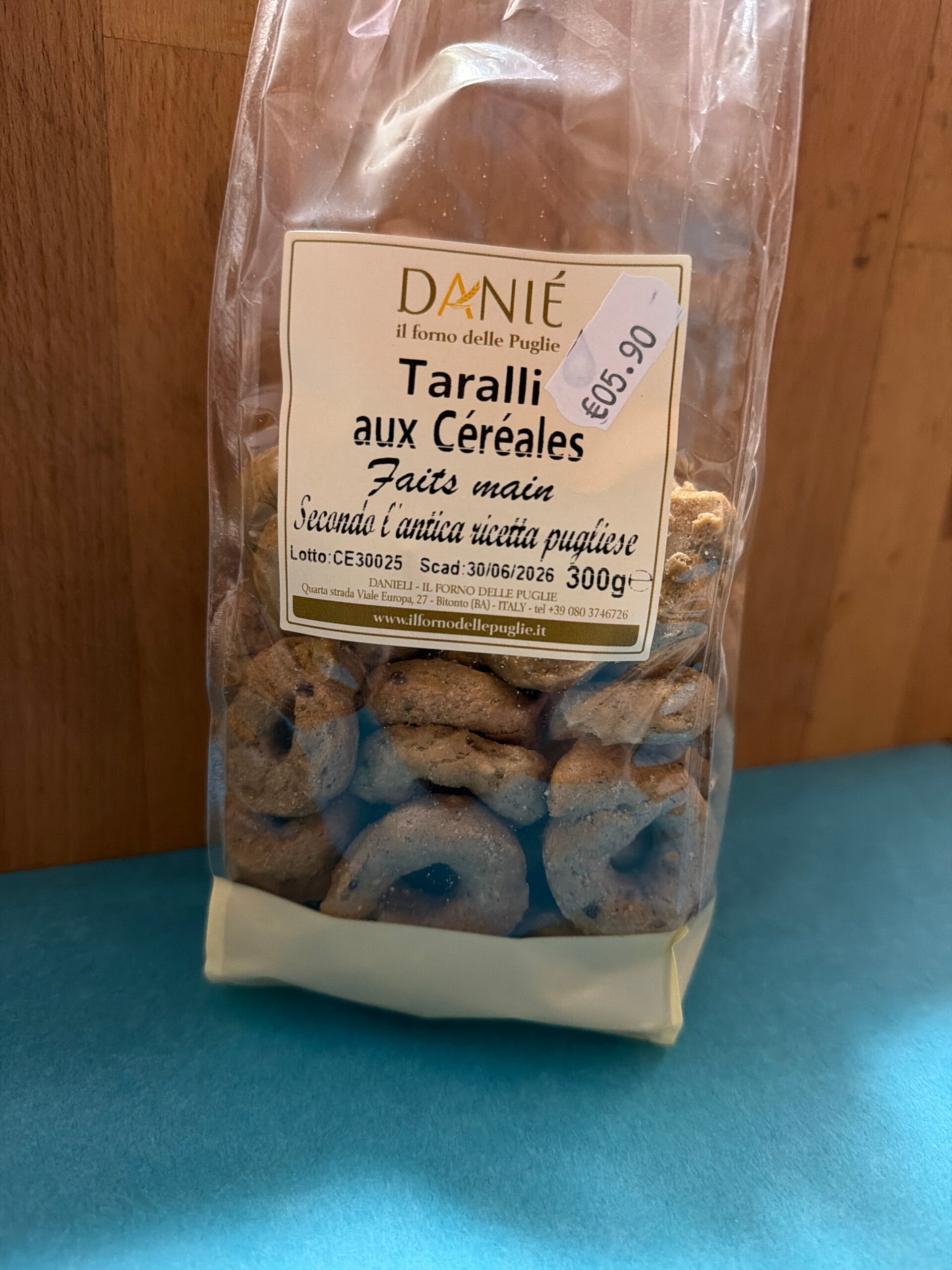 Taralli aux céréales