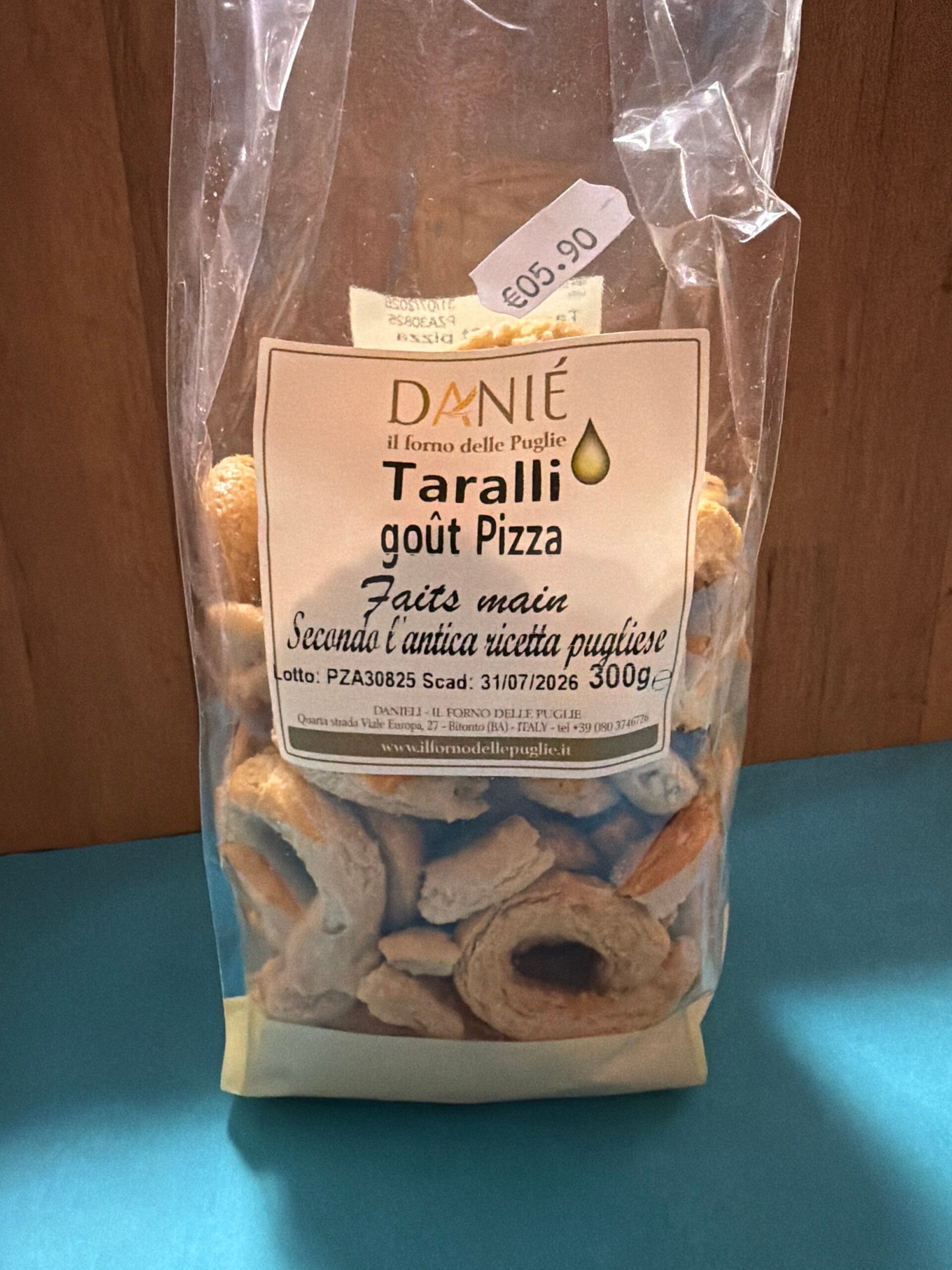 Taralli goût pizza