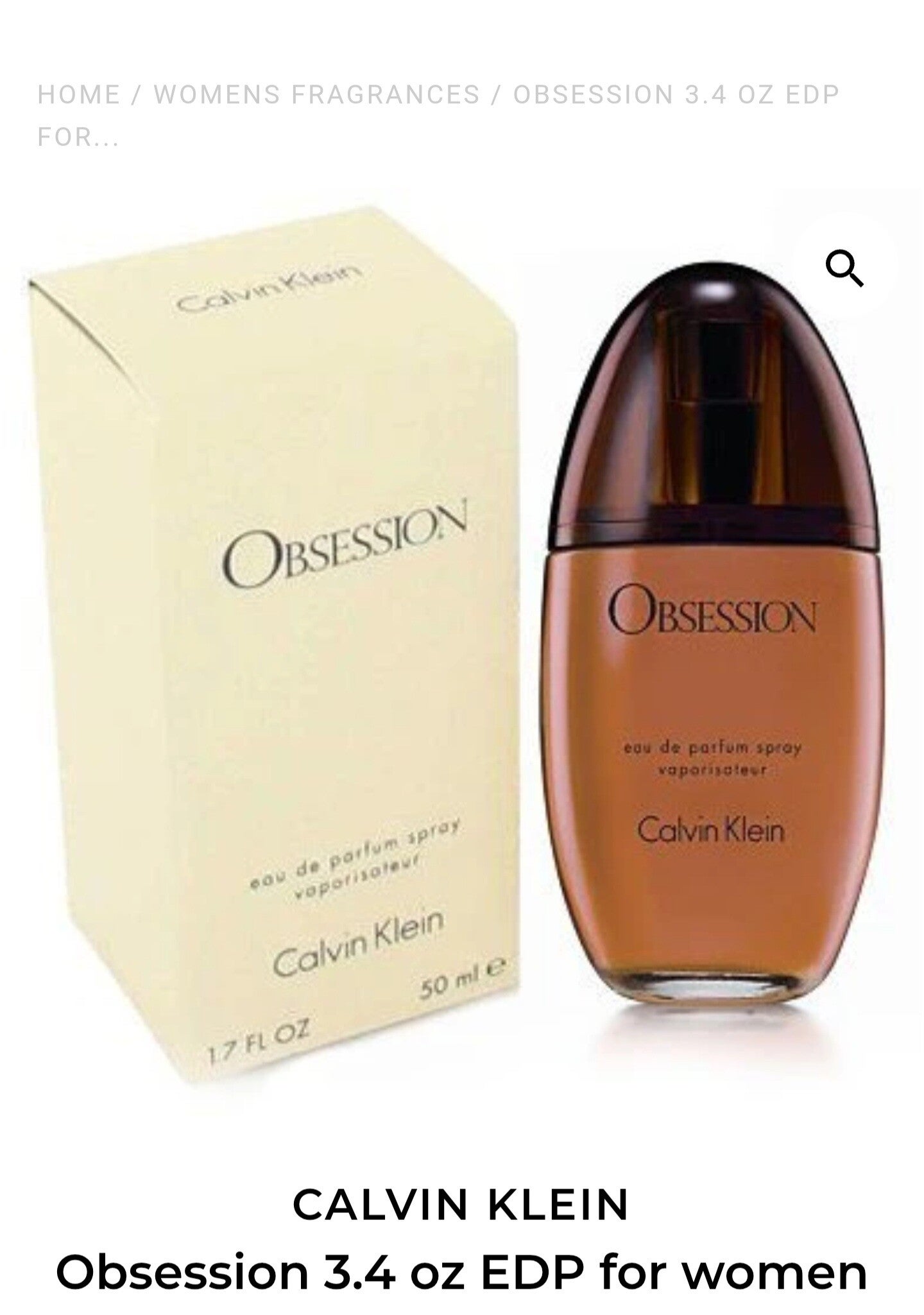 Calvin Klein Obsession