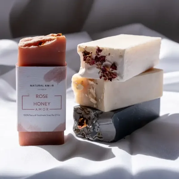 Rose Honey Mini Handmade Natural Soap Bar