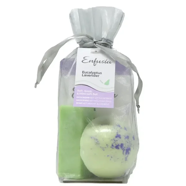 Salt, Soap, & Mini Gift Set -Eucalyptus Lavender