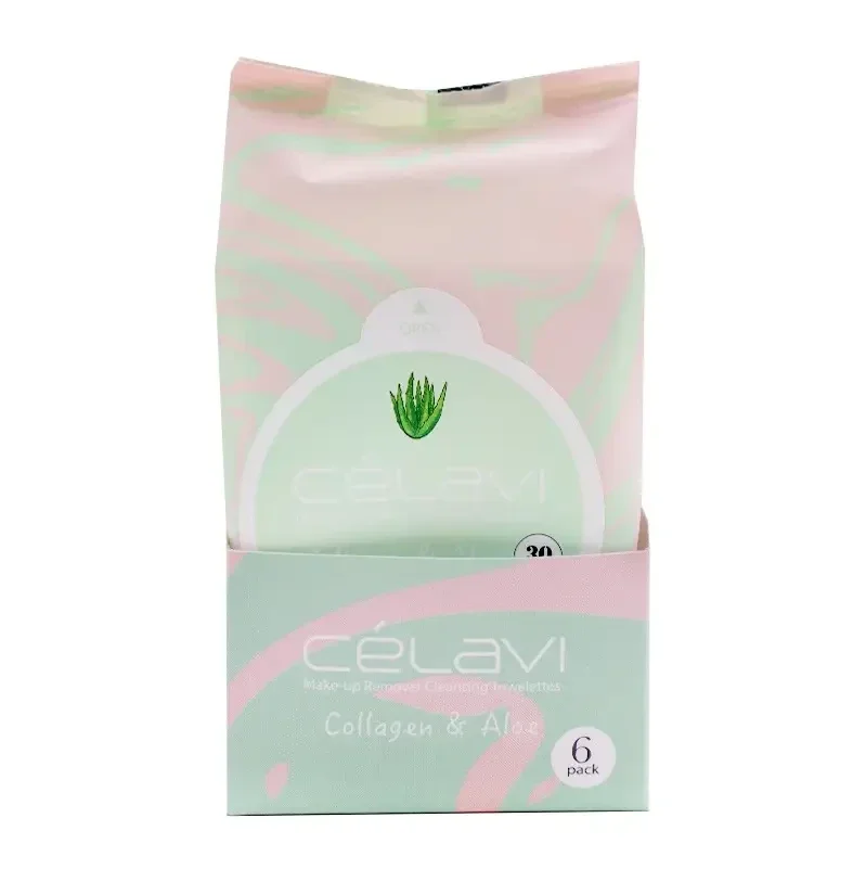 Celavi MT023 Collagen & Aloe Make-Up Cleansing Towelette