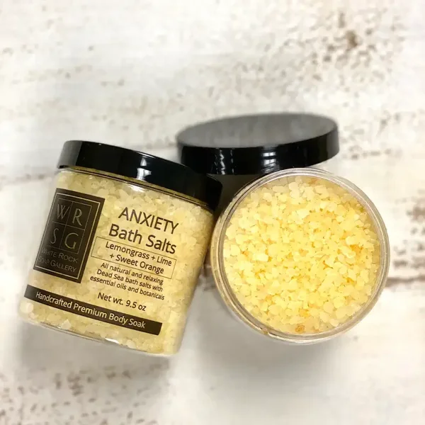 Anxiety - Lemongrass + Lime + Sweet Orange 9.5 oz Dead Sea Bath Salts